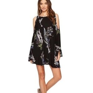 Free People Black Clear Skies Boho Tunic